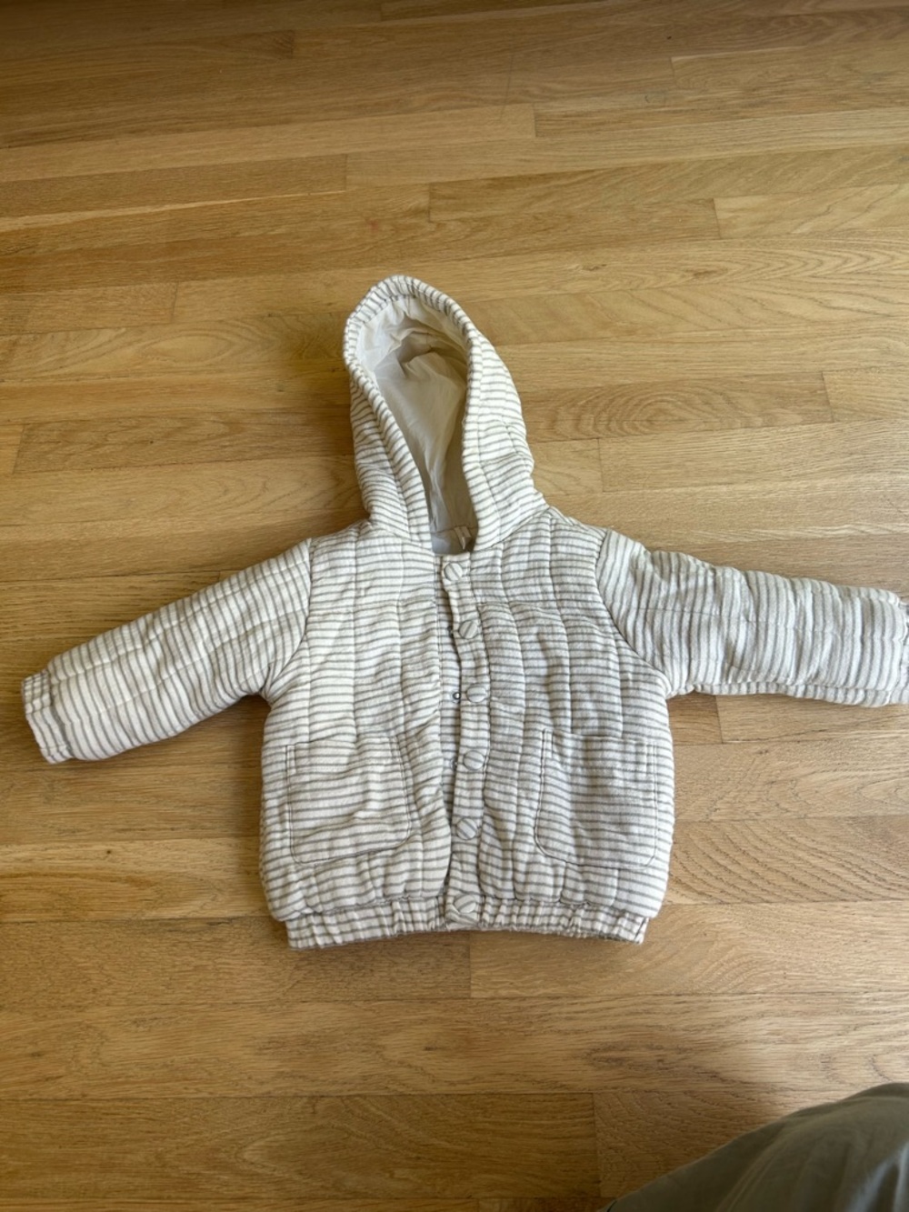 Quincy Mae quilted baby jacket